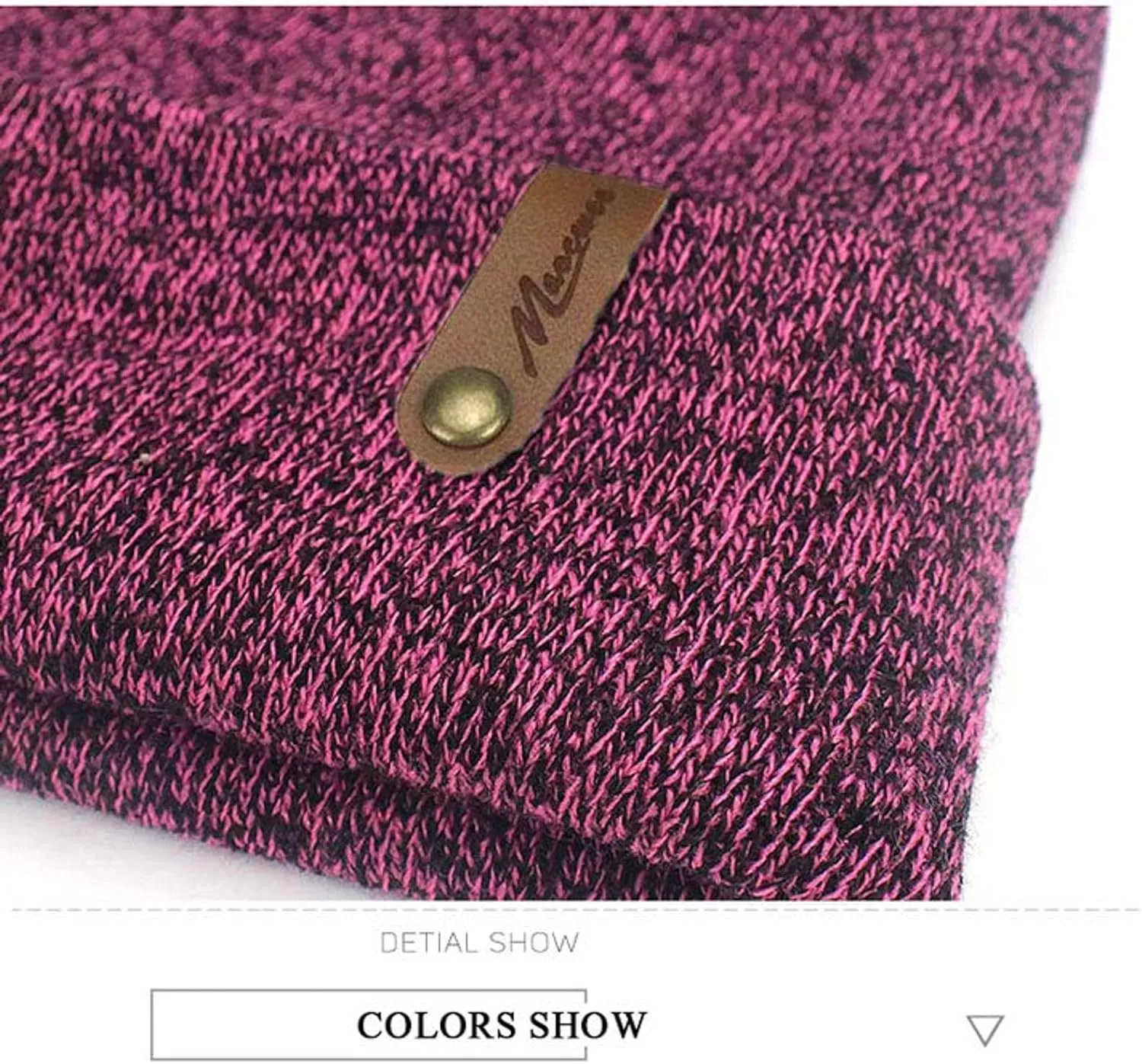 3-Pieces Winter Hat Neck Warmer Touchscreen Gloves Set Knit Thick Scarf Beanie Hat Scarves Set Gifts for Men