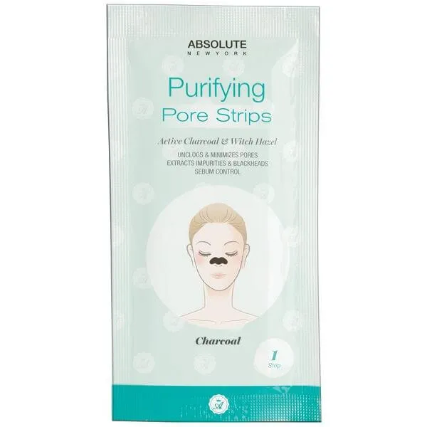 Absolute New York Purifying Pore Strips - Active Charcoal