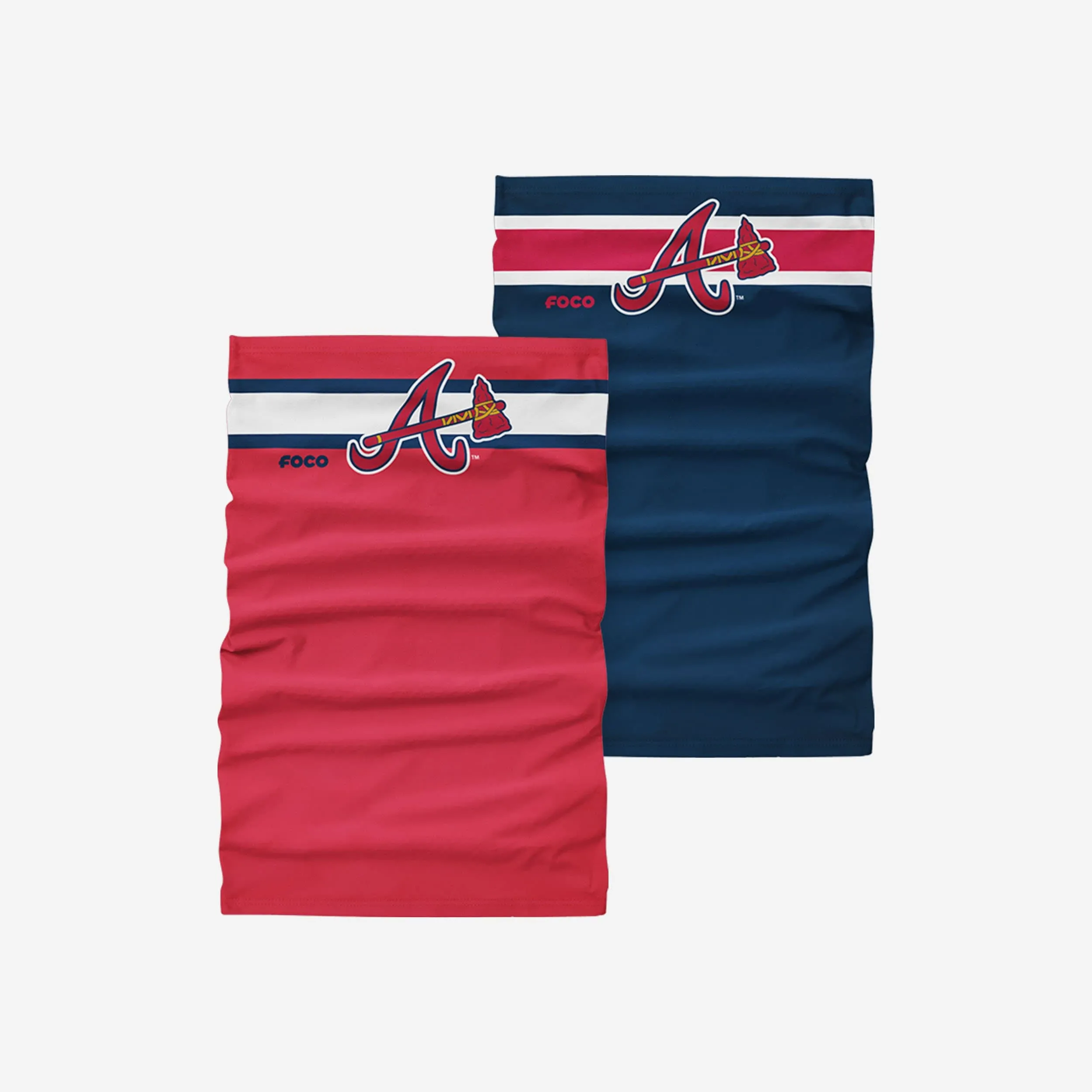 Atlanta Braves Stitched 2 Pack Gaiter Scarf