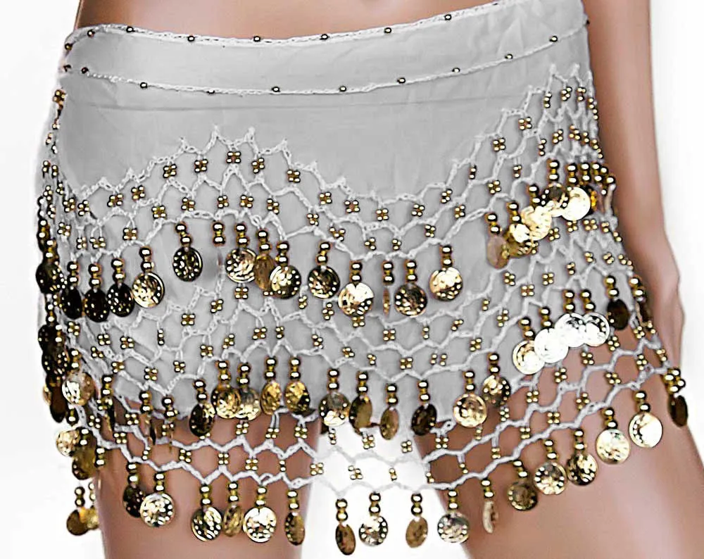 Belly Dance Plus Size Hip Scarves Costume Sash Skirts