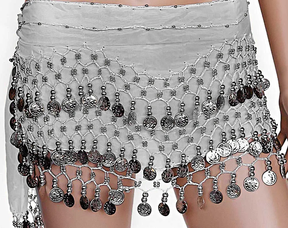 Belly Dance Plus Size Hip Scarves Costume Sash Skirts