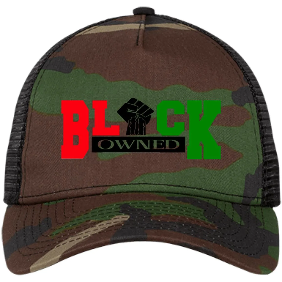 BLACK OWNED RBG Snapback Trucker Cap