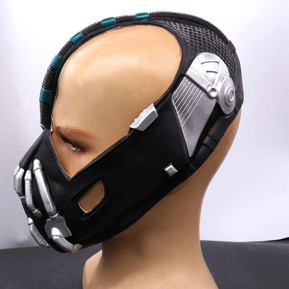 Bruce Wayne The Dark Knight Rises Bane Cosplay Latex Mask Prop Halloween