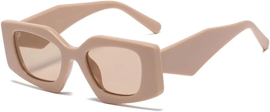 Cat Eye Polygonal Sunglasses Women Vintage Sun Glasses Female Shades Eyewear