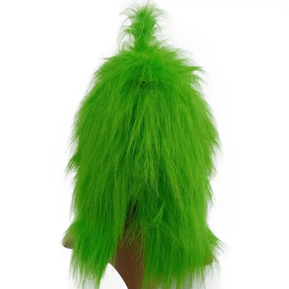 Christmas Masks Geek Stole Christmas Cosplay Mascarillas Latex Face Masques With Hats Halloween Carnival Party Props