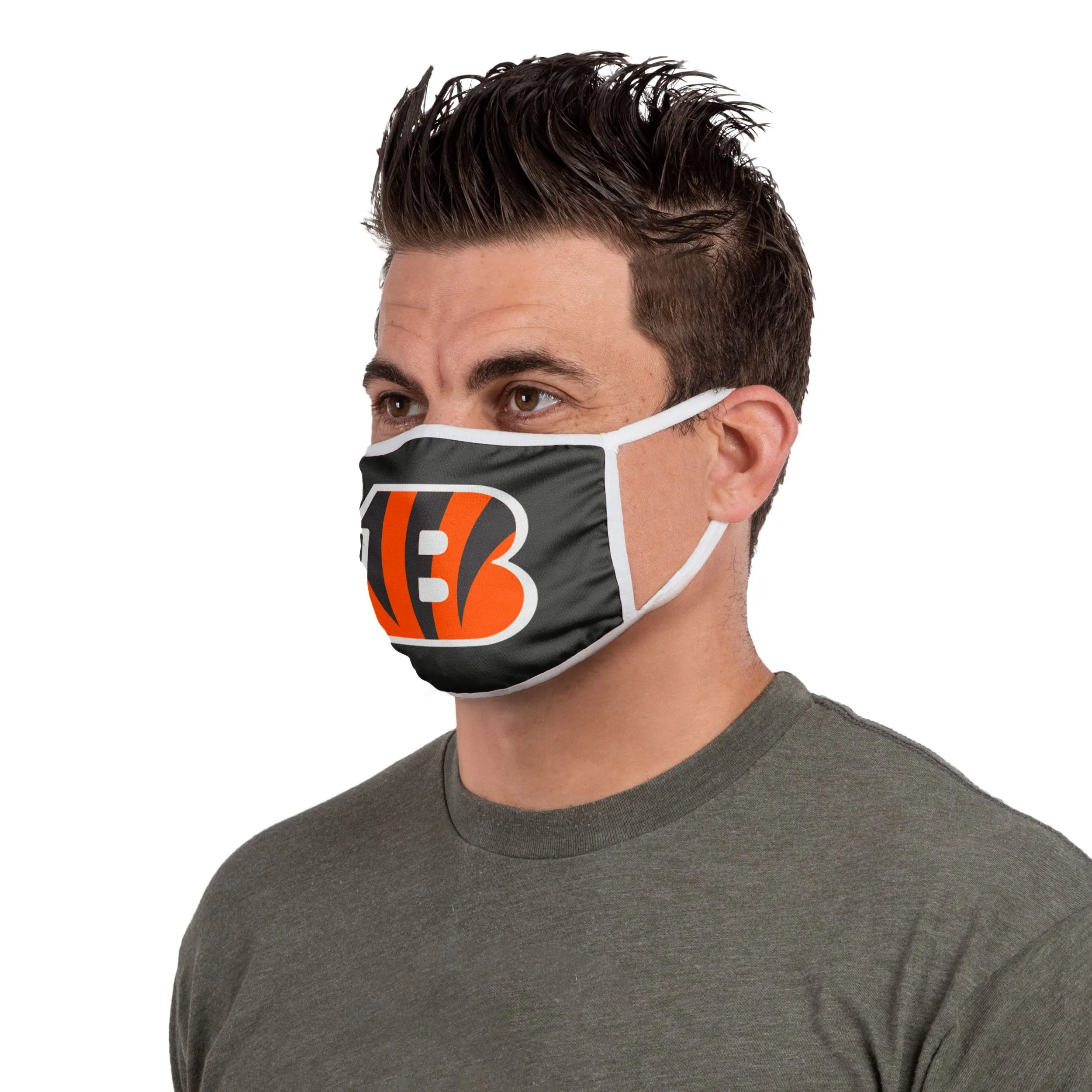 Cincinnati Bengals NFL Solid Big Logo Face Cover