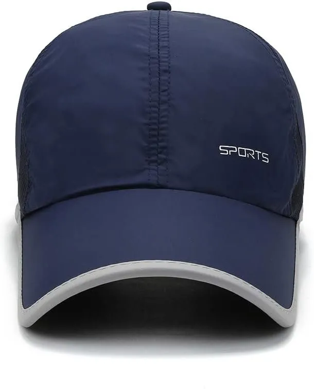 CLAPE Mens Hat Quick Dry Golf Baseball Cap UPF50  Unstructured Outdoor Caps Unisex Breathable Sports Cap Adjustable Sun Hat