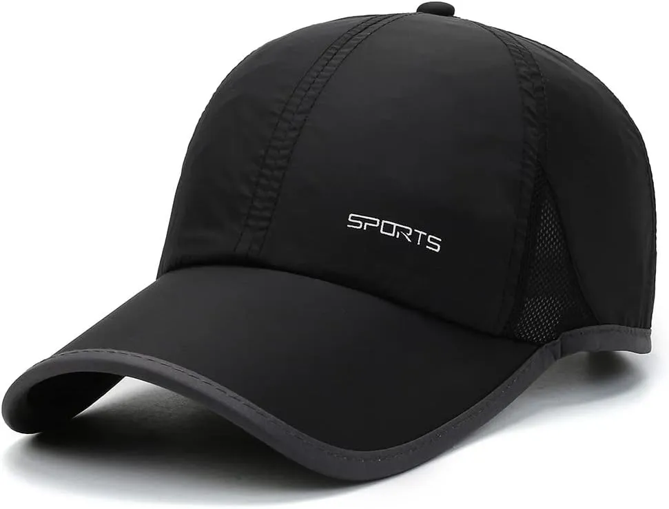 CLAPE Mens Hat Quick Dry Golf Baseball Cap UPF50  Unstructured Outdoor Caps Unisex Breathable Sports Cap Adjustable Sun Hat