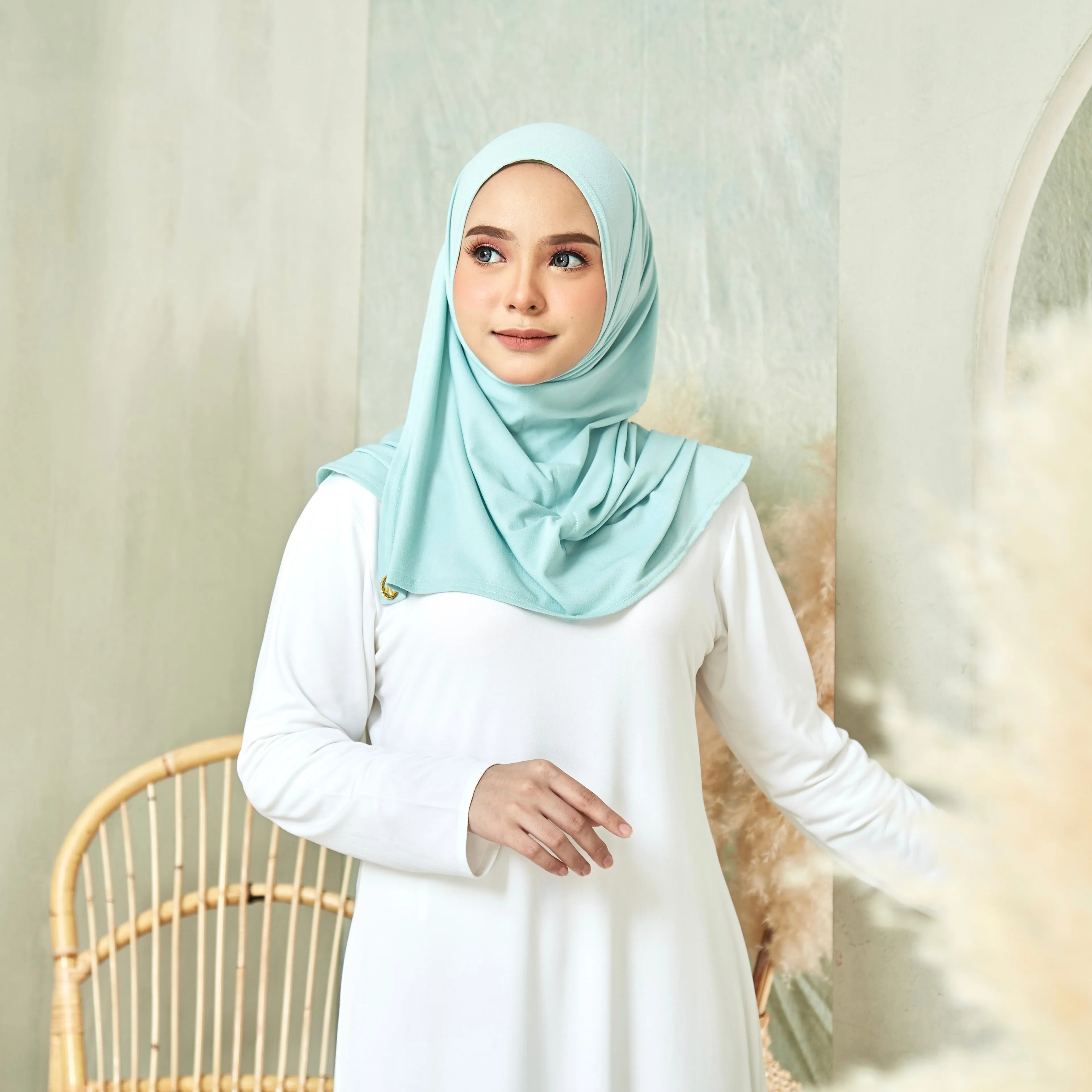 Clara Instant Hijab in Zinnia (Mini)