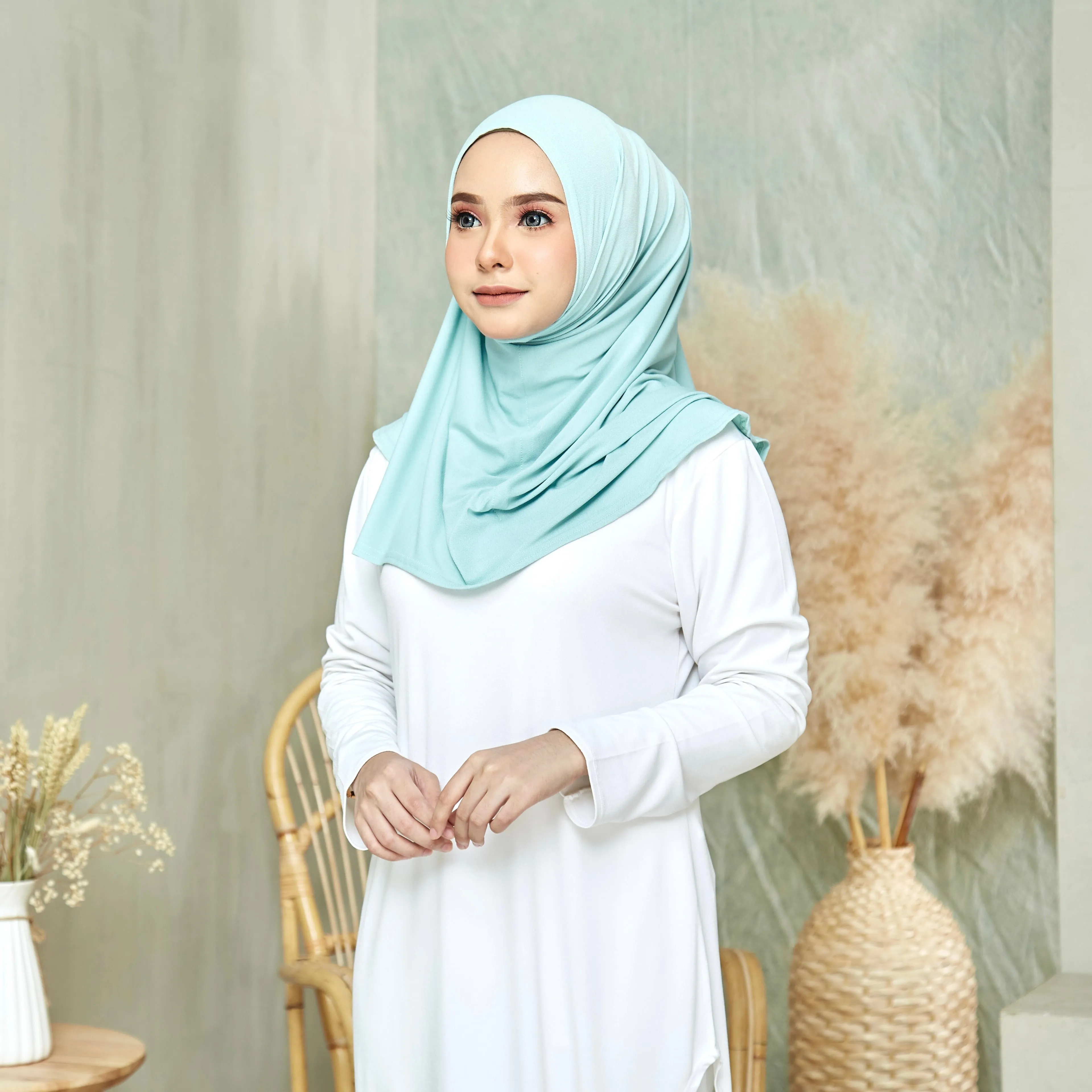 Clara Instant Hijab in Zinnia (Mini)