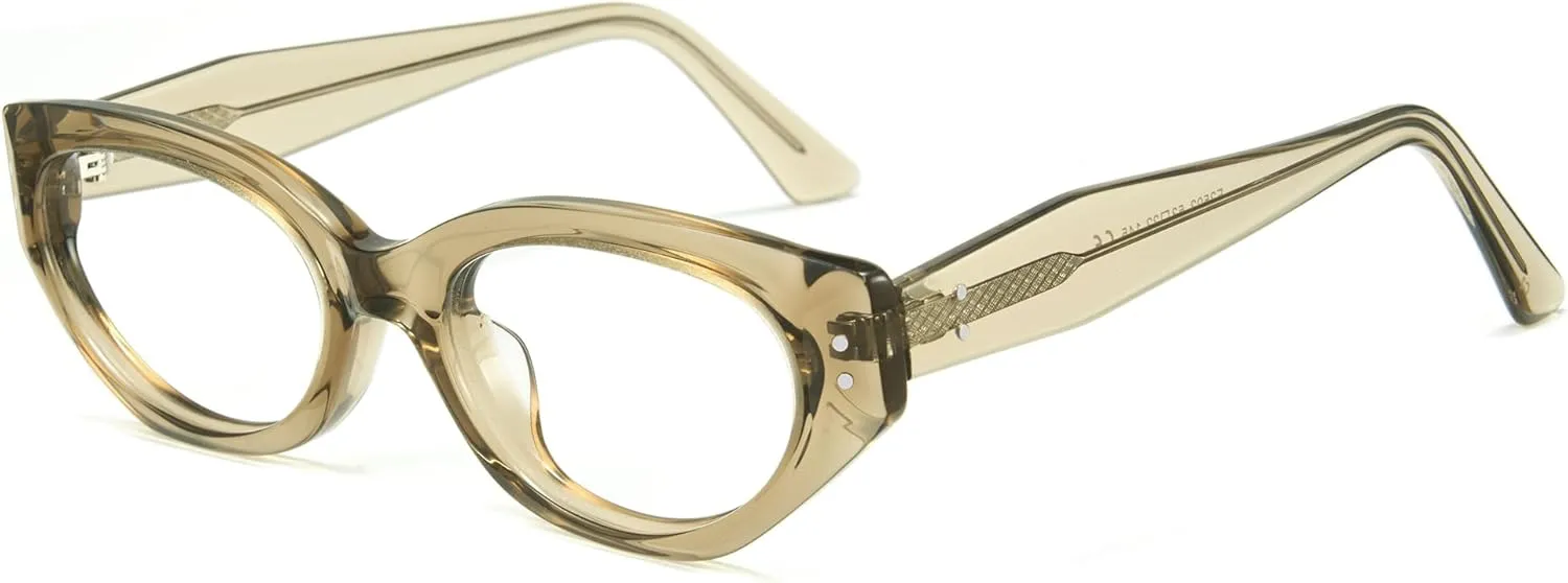 Cyxus Retro Cat Eye Blue Light Blocking Glasses for Women Computer Glasses Relieve Eye Fatigue for Computer Screens 8563