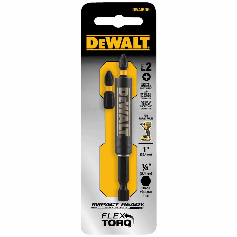 DeWalt DWAIRDG IR Drive Guide with 2 Impact Ready Bits, 3"
