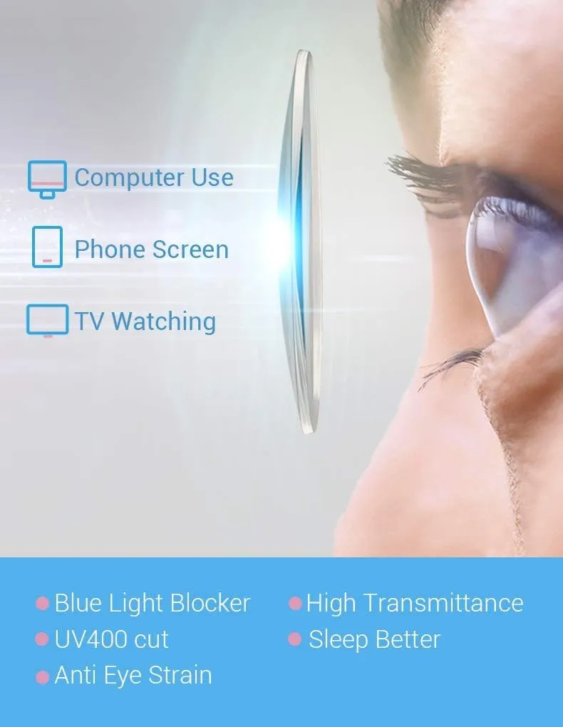 Firmoo Progressive Reading Glasses Blue Light Blocking Computer Readers Multifocus Eyeglasses Anti Eyestrain