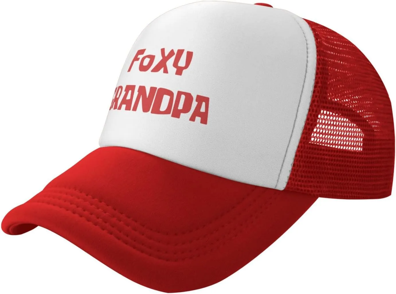Foxy Grandpa Mesh Hat Men Women Baseball Cap Funny Trucker Hat
