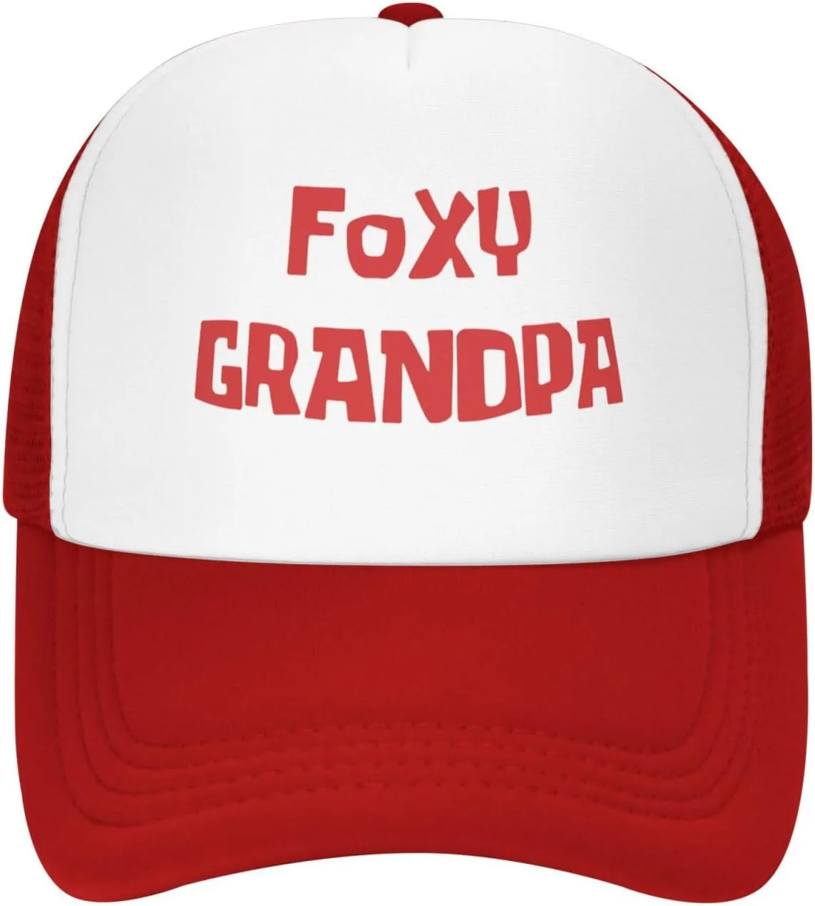 Foxy Grandpa Mesh Hat Men Women Baseball Cap Funny Trucker Hat