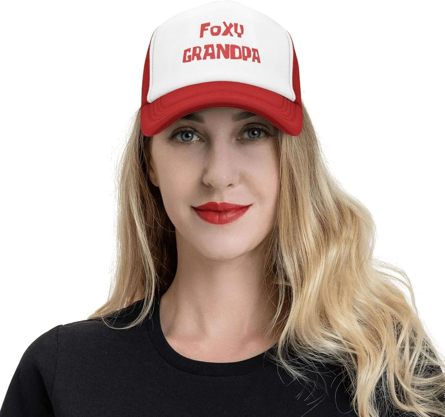 Foxy Grandpa Mesh Hat Men Women Baseball Cap Funny Trucker Hat
