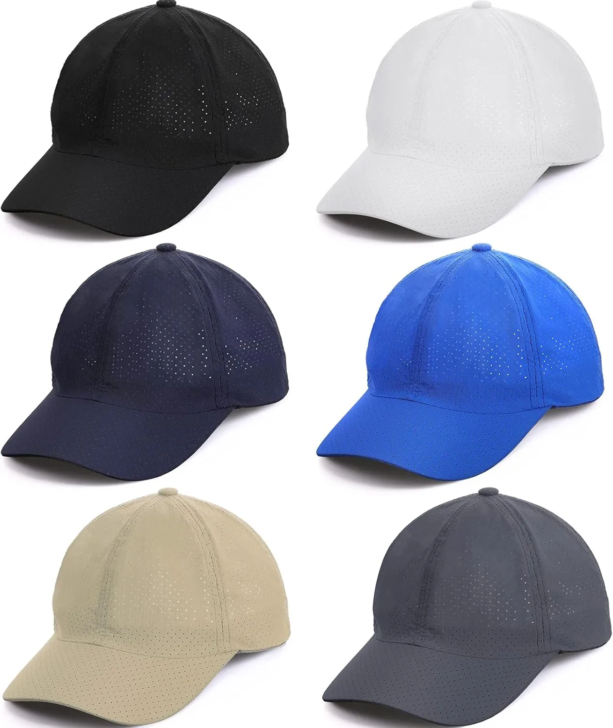 Geyoga Quick Dry Baseball Cap Adjustable Mesh Cap Workout Tennis Hat for Men Women Adults Outdoor Sports