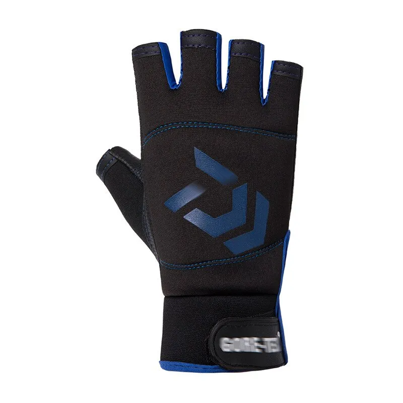 Half Cut Finger Anti-slip Fishing Gloves