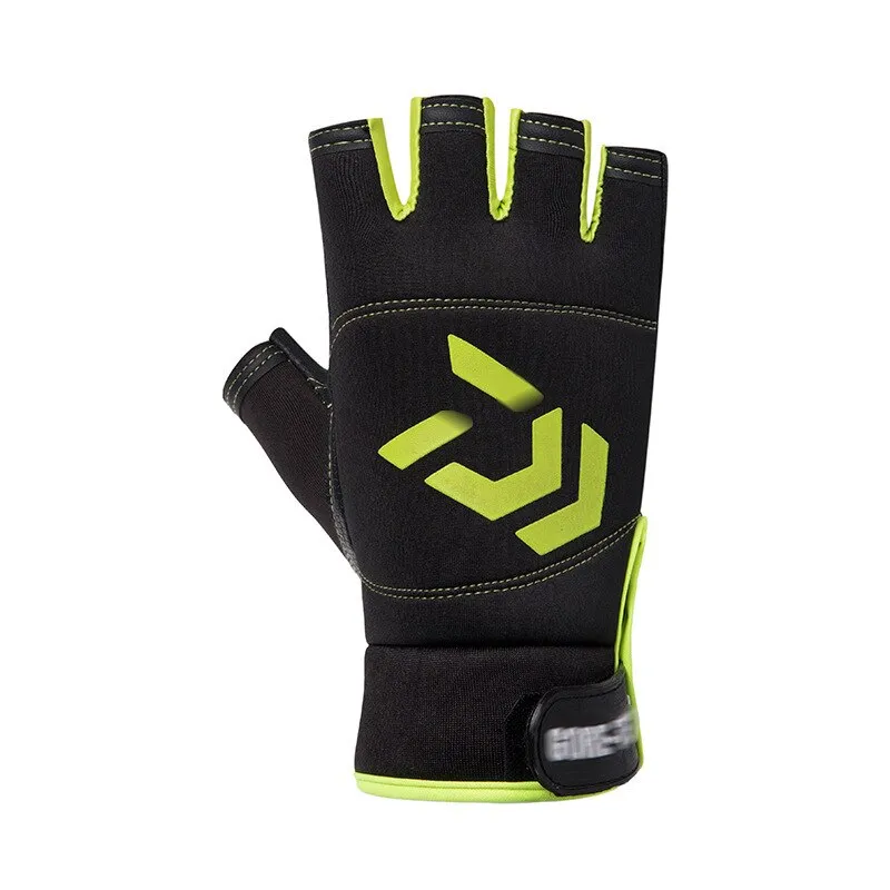 Half Cut Finger Anti-slip Fishing Gloves