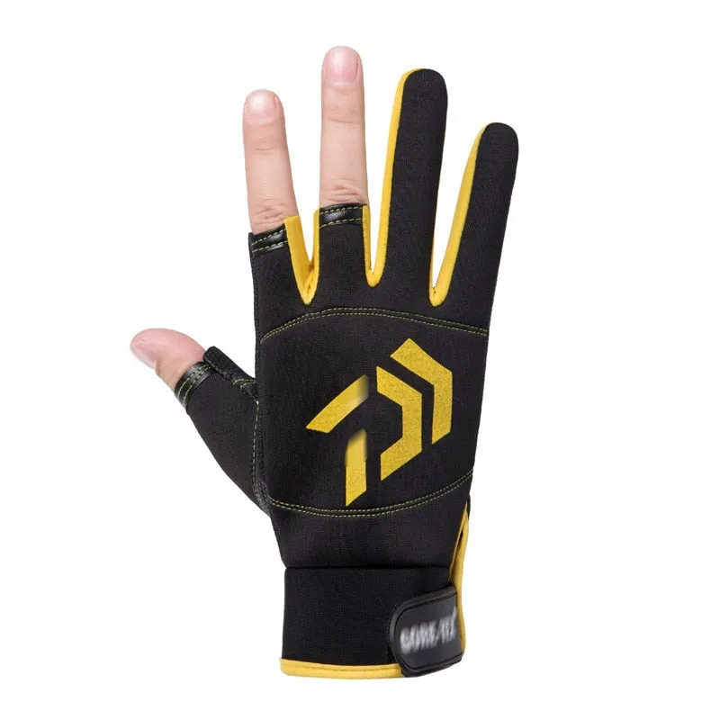 Half Cut Finger Anti-slip Fishing Gloves
