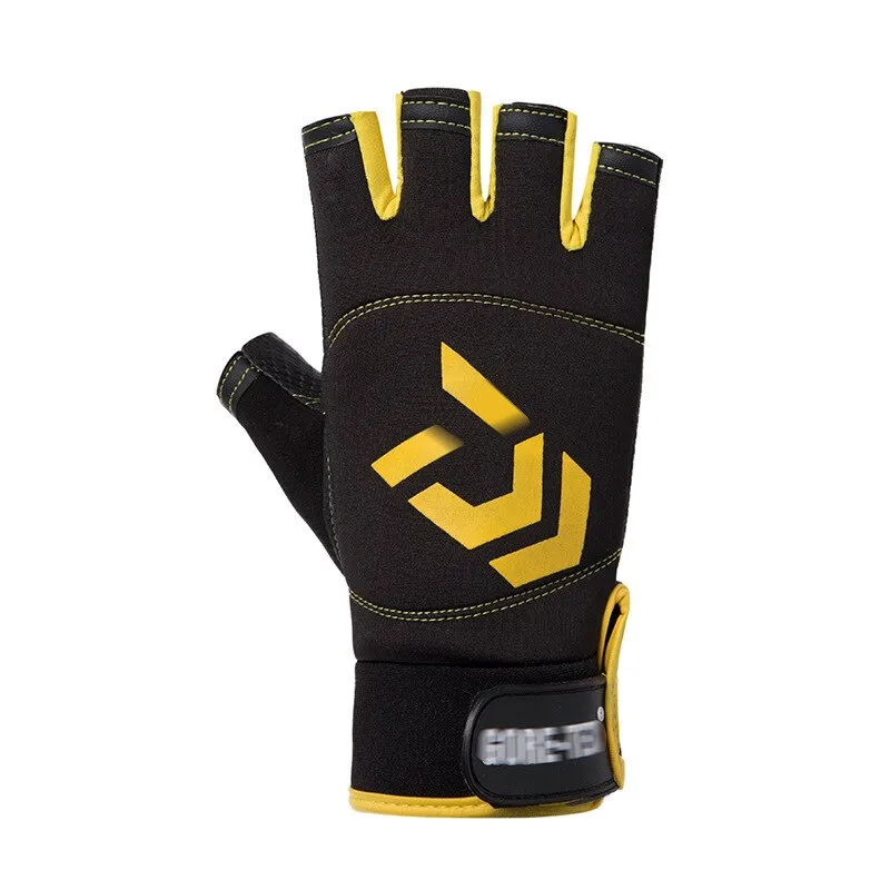 Half Cut Finger Anti-slip Fishing Gloves