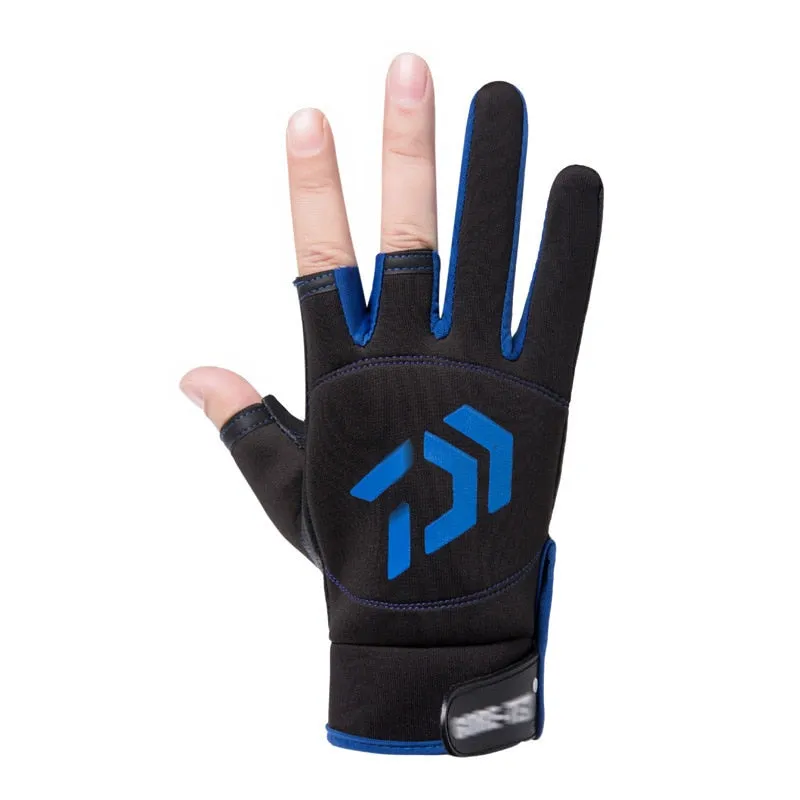 Half Cut Finger Anti-slip Fishing Gloves