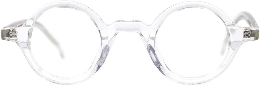 Hand Made Small Vintage Round Eyeglass Frames Full Rim Acetate Glasses B002