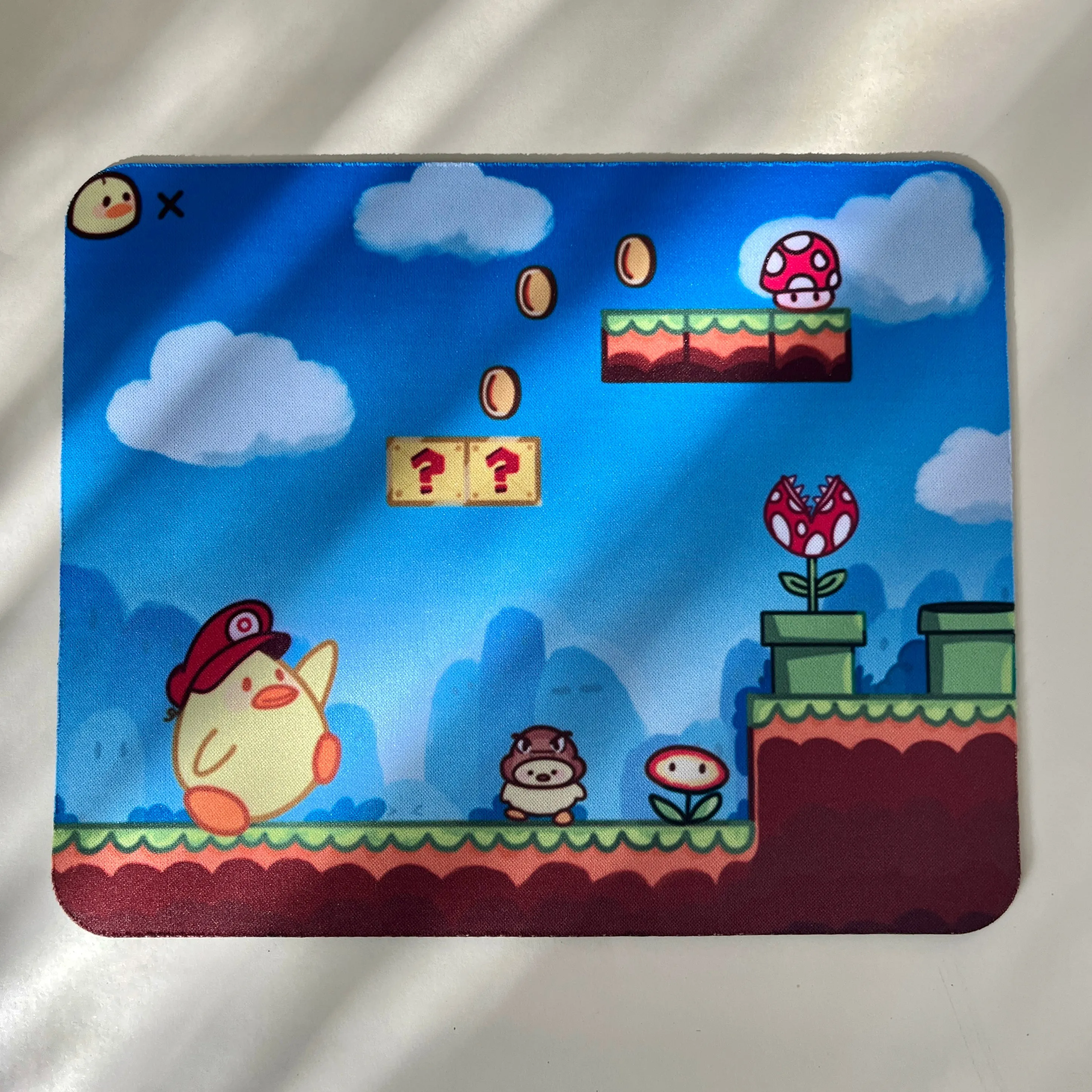 Mario ducky mousepad