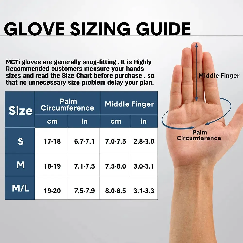 MCTi Touch Screen Glove Liner - Lightweight for Winter Running and Texting