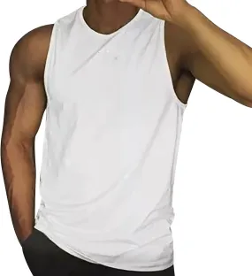 Men's Workout Tank Tops Quick Dry Sleeveless Bodybuilding Muscle Tees Athletic Gym Running Swim Beach Training Shirts