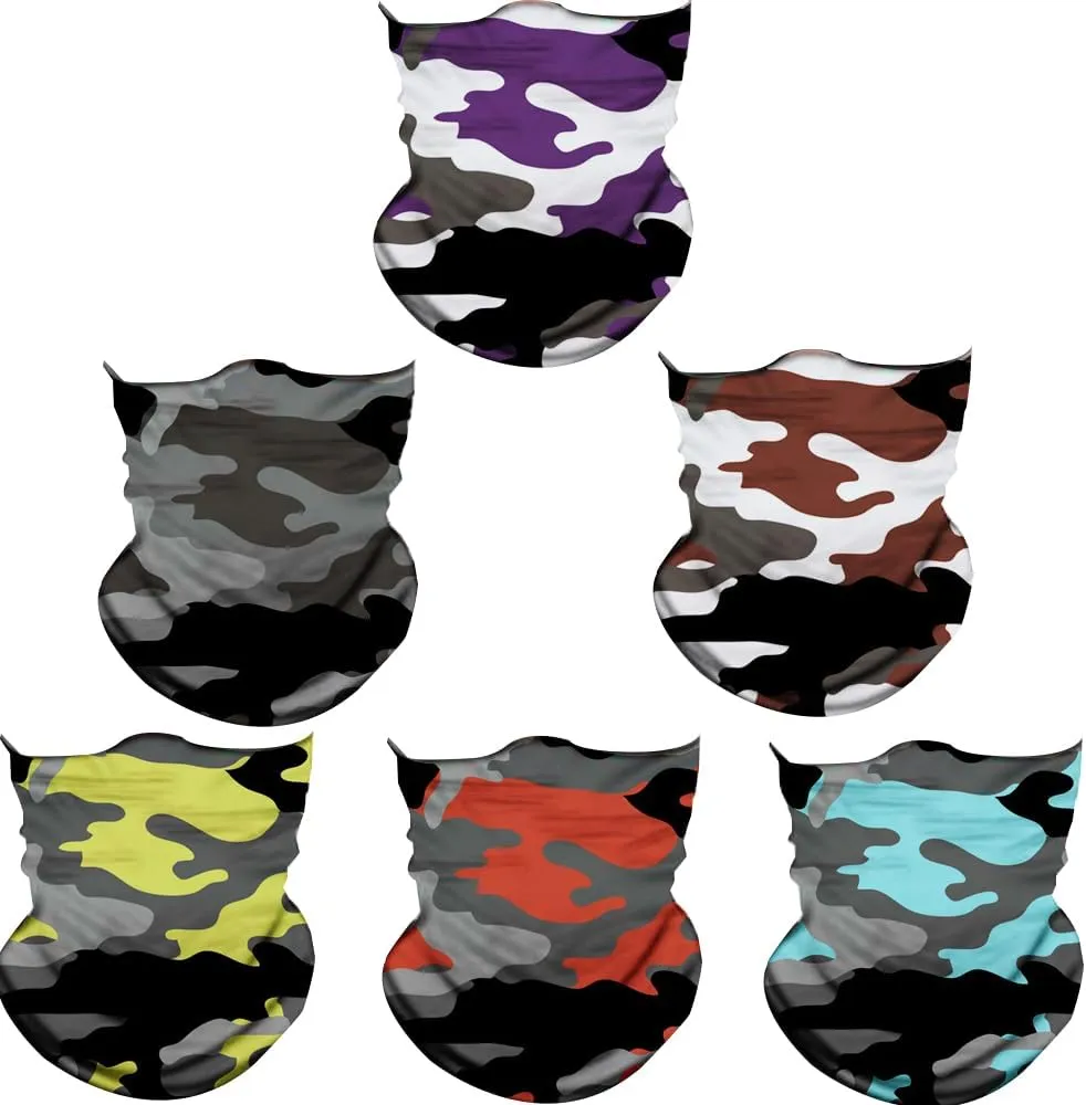 Neck Gaiter Face Cover Gator Mask Bandana Scarf Neck Warmer Balaclava Headband Headwear Head Wrap for Outdoors