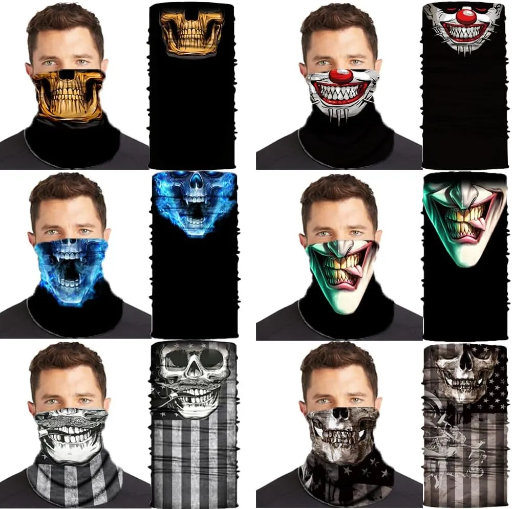 Neck Gaiter Face Cover Gator Mask Bandana Scarf Neck Warmer Balaclava Headband Headwear Head Wrap for Outdoors