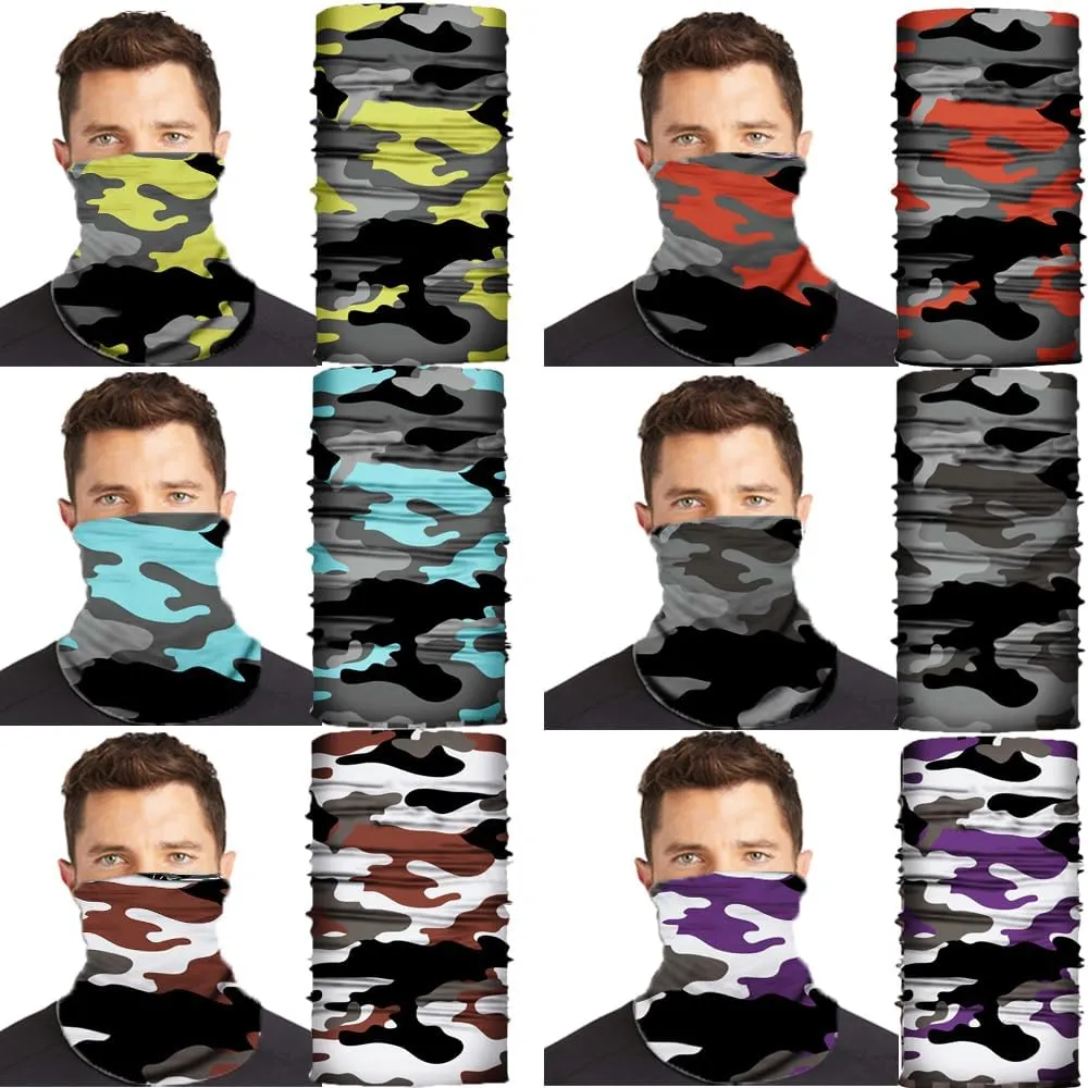 Neck Gaiter Face Cover Gator Mask Bandana Scarf Neck Warmer Balaclava Headband Headwear Head Wrap for Outdoors