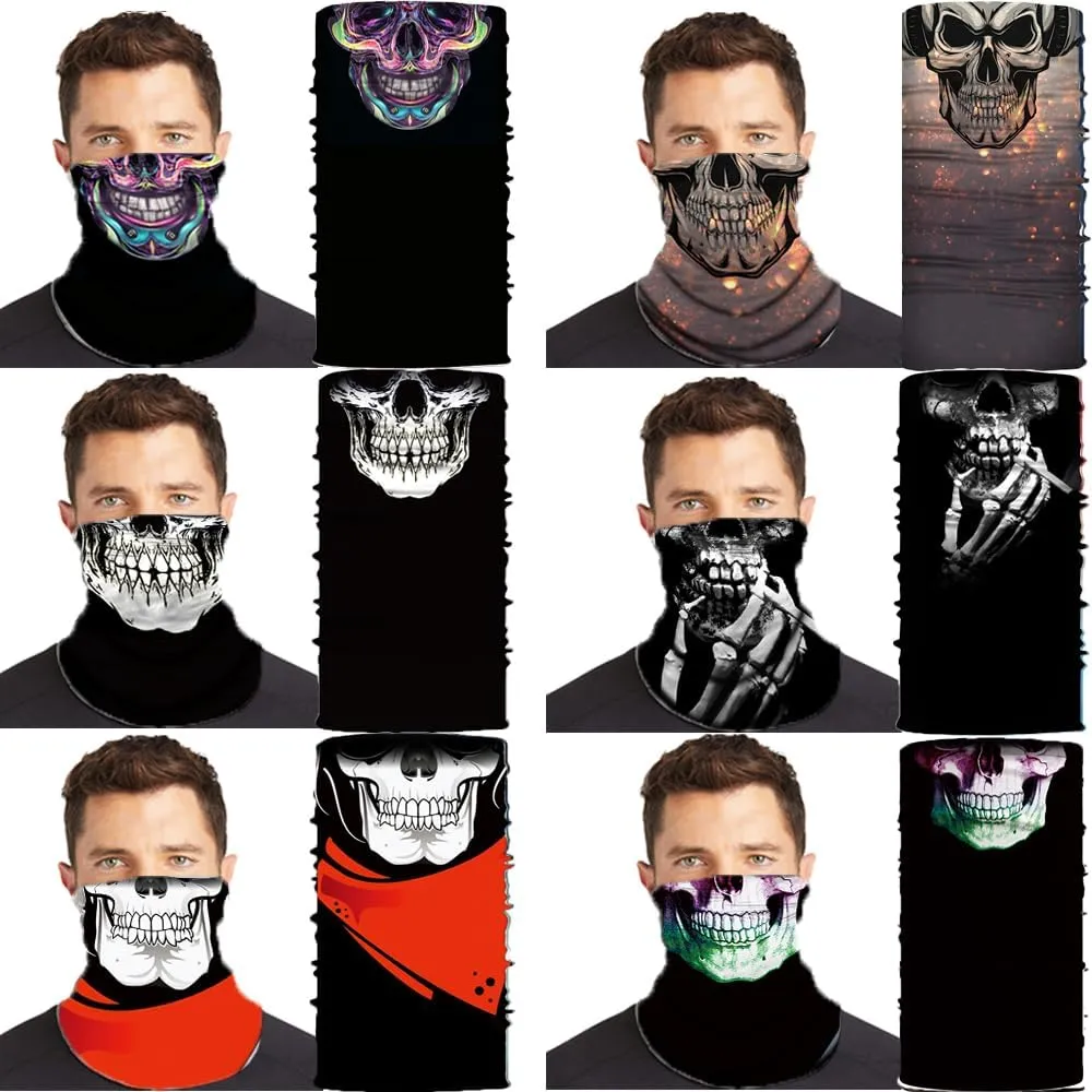 Neck Gaiter Face Cover Gator Mask Bandana Scarf Neck Warmer Balaclava Headband Headwear Head Wrap for Outdoors