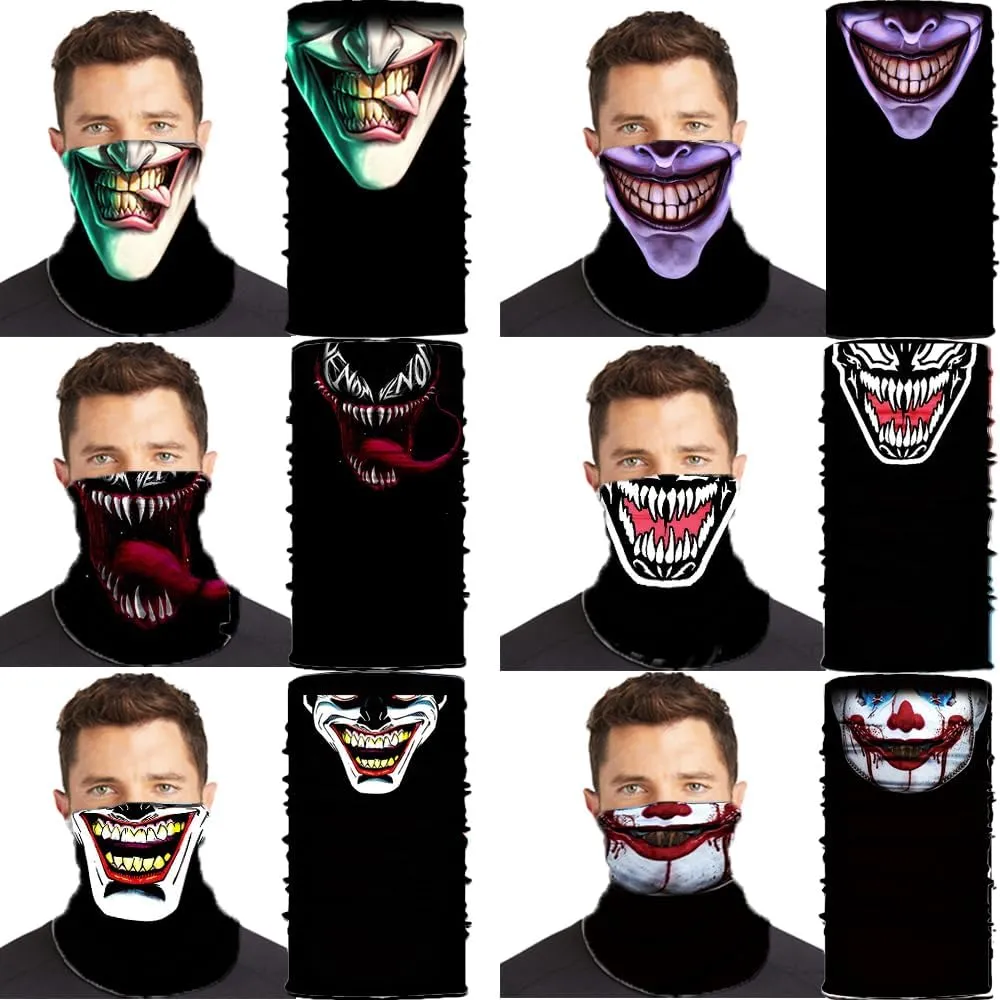 Neck Gaiter Face Cover Gator Mask Bandana Scarf Neck Warmer Balaclava Headband Headwear Head Wrap for Outdoors