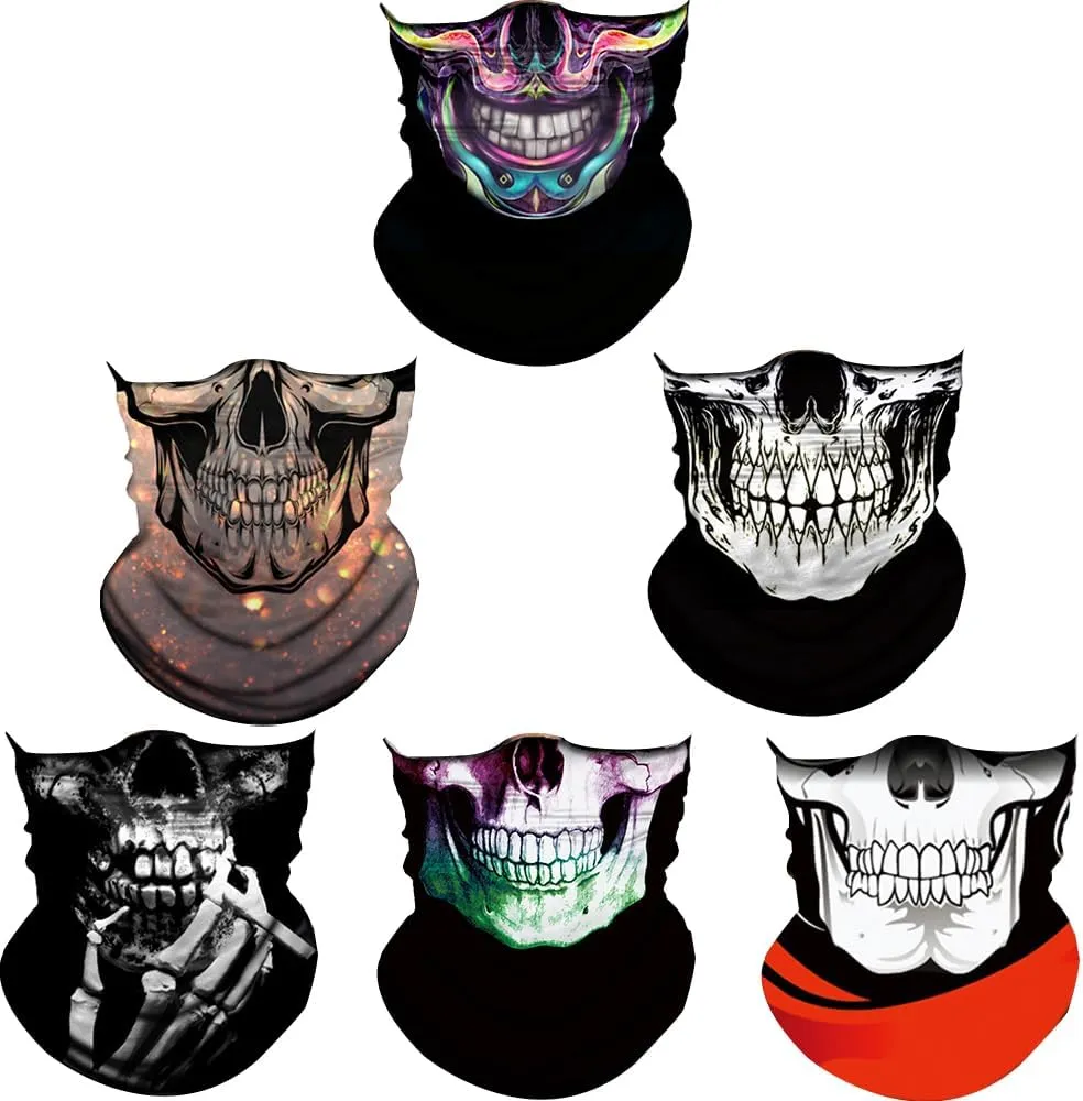Neck Gaiter Face Cover Gator Mask Bandana Scarf Neck Warmer Balaclava Headband Headwear Head Wrap for Outdoors
