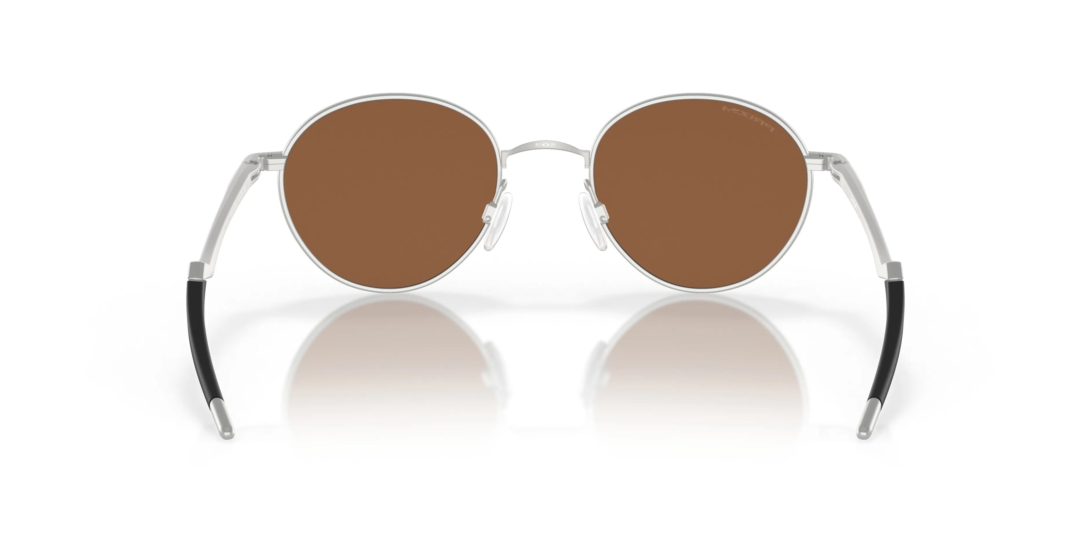 Oakley 0OO4146 414606 Terrigal Full Rim Satin chrome Round Sunglasses