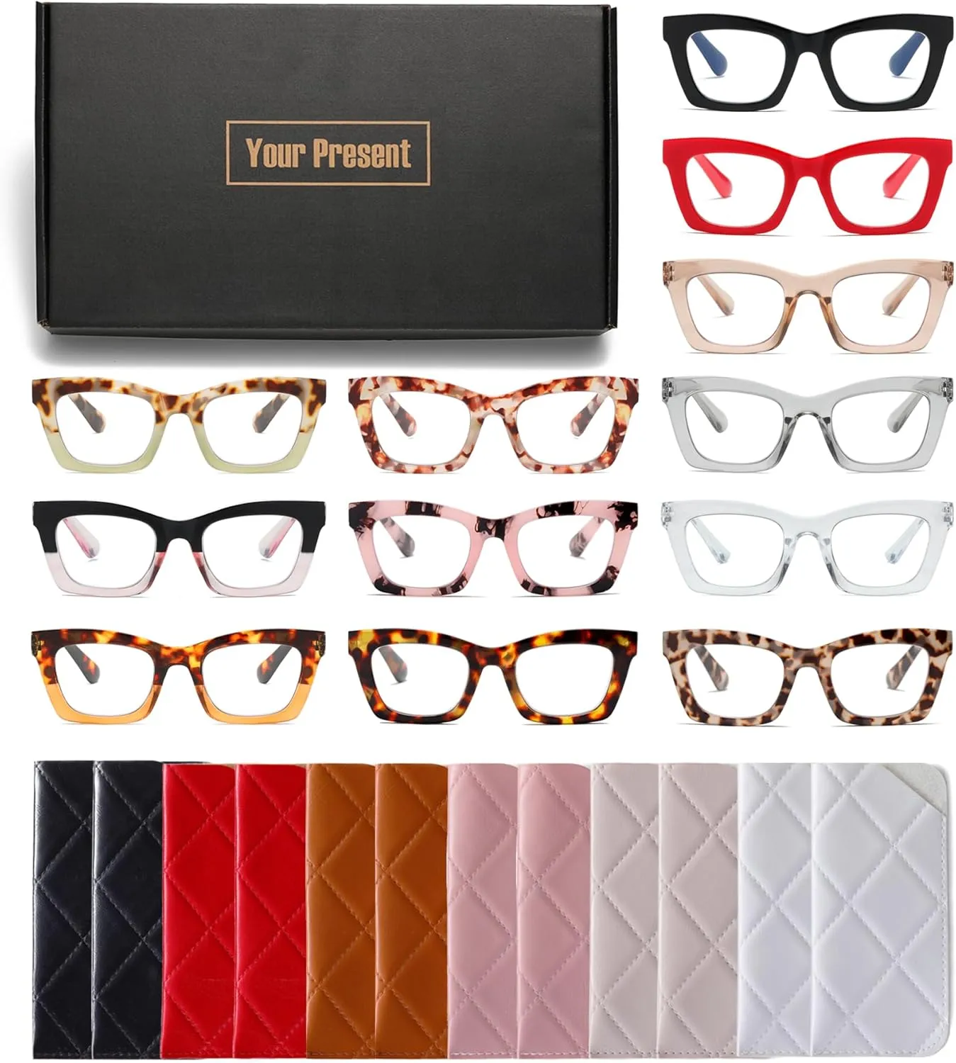 Oprah Style Readers for Women - Stylis Style Reading Glasses with Blue Light Blocking and Spring Hinge