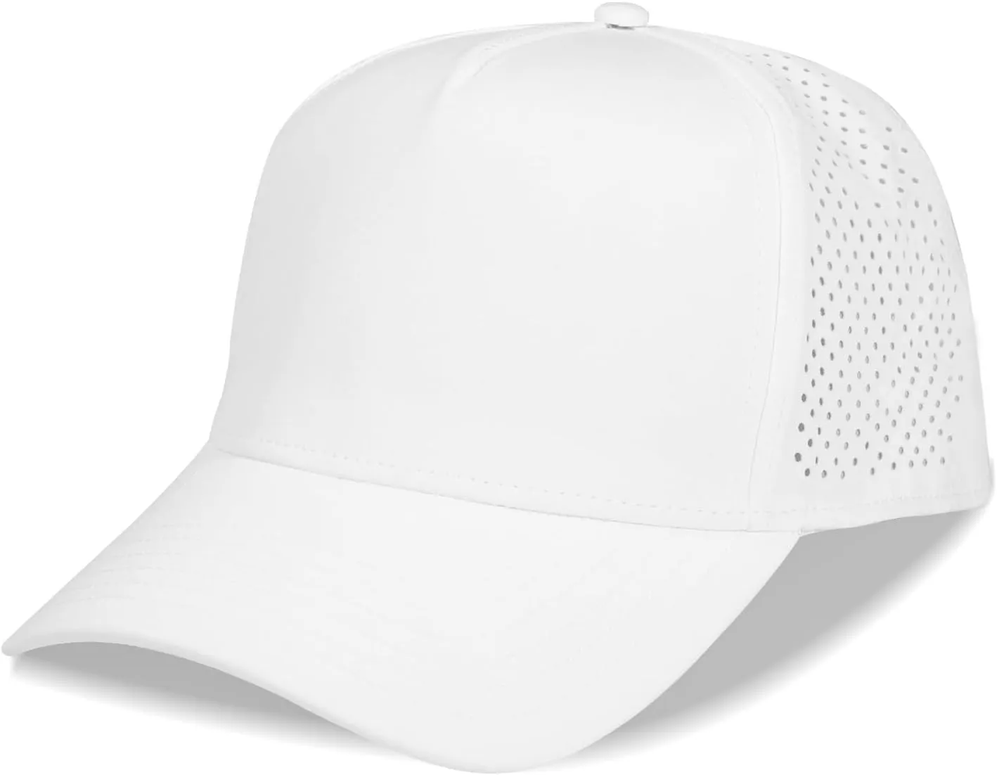 Oversize XL XXL Men Quick Dry Baseball Cap Water-Resistant Performance Laser Cut Mesh Snapback Hat for Big Heads 23.5"-26"