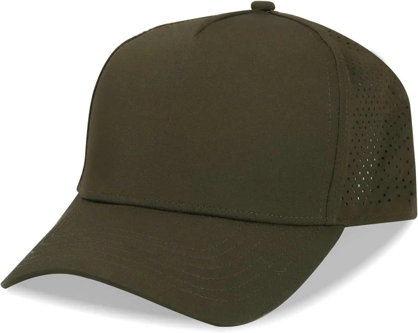 Oversize XL XXL Men Quick Dry Baseball Cap Water-Resistant Performance Laser Cut Mesh Snapback Hat for Big Heads 23.5"-26"