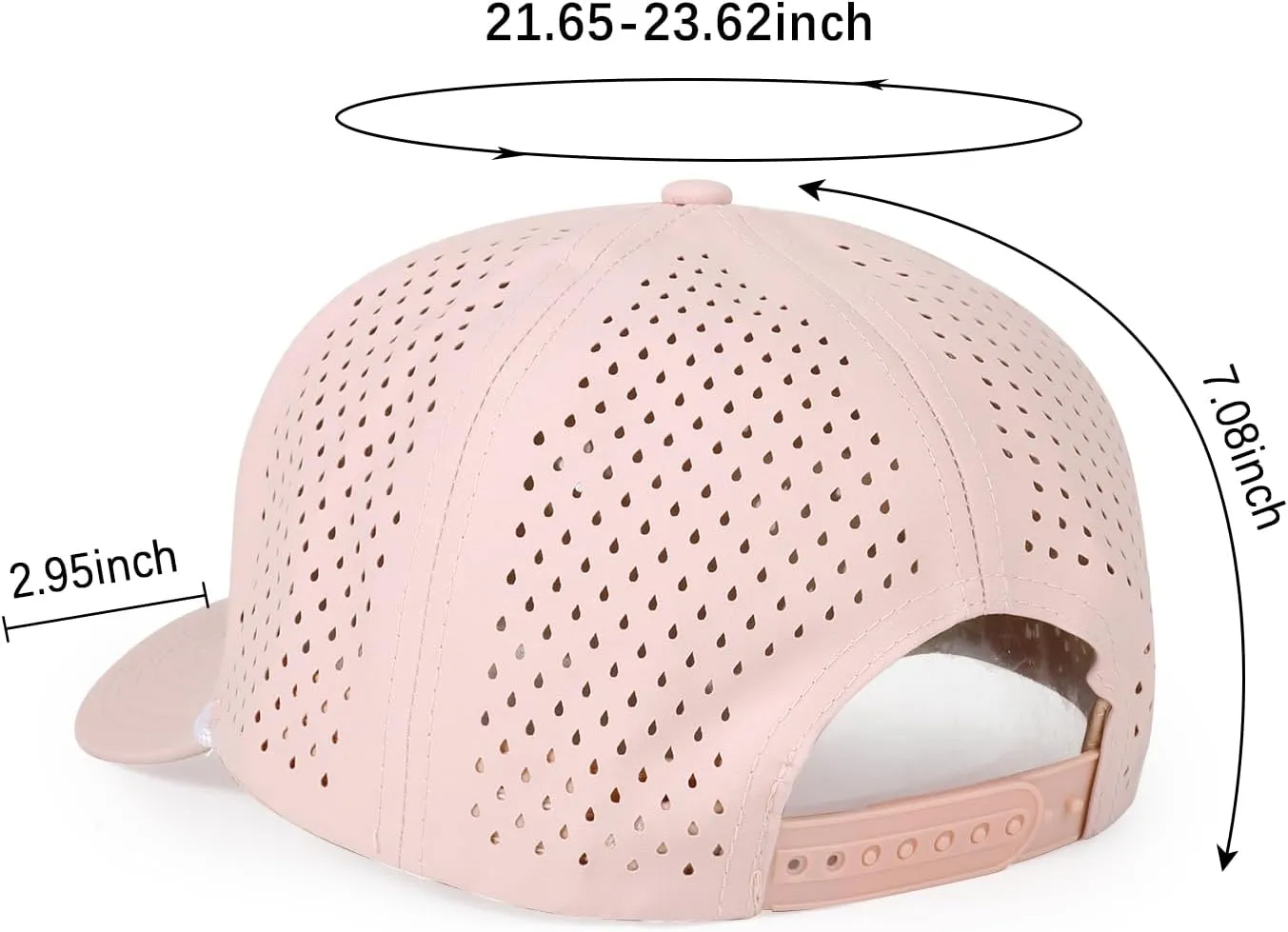 Quick Dry Baseball Cap Snapback Hats Mesh Trucker Hat for Men Women Water-Resistant Outdoor Golf Hat Ball Cap