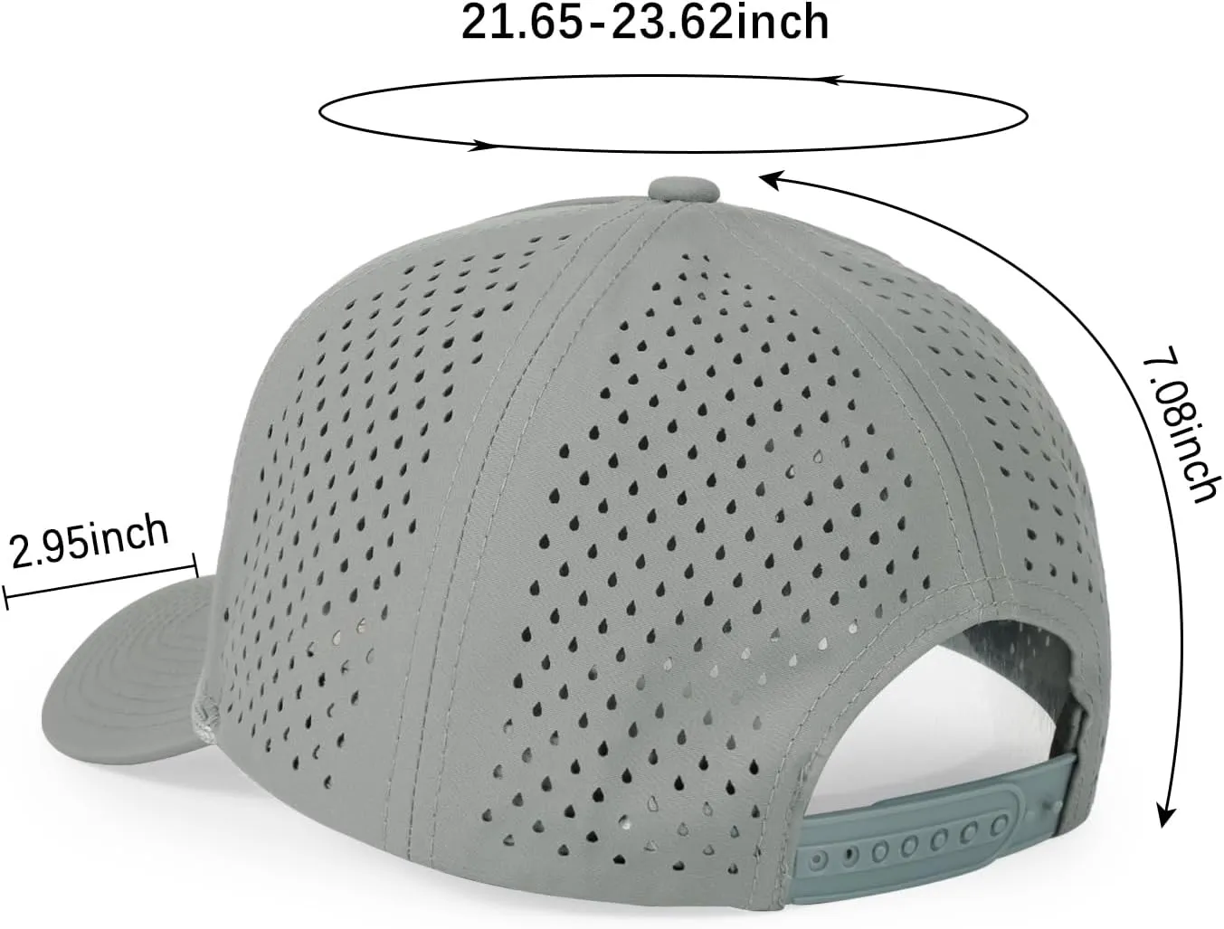 Quick Dry Baseball Cap Snapback Hats Mesh Trucker Hat for Men Women Water-Resistant Outdoor Golf Hat Ball Cap