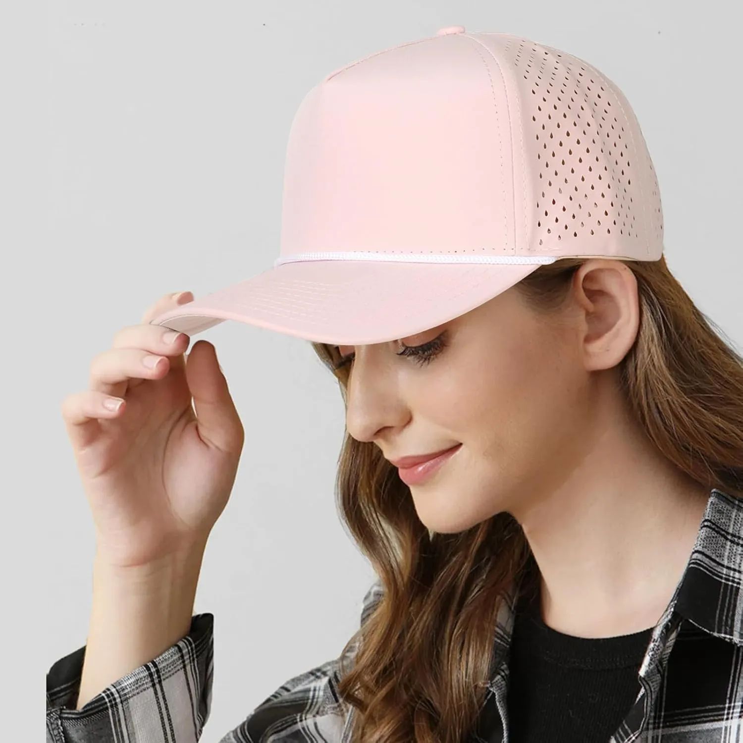 Quick Dry Baseball Cap Snapback Hats Mesh Trucker Hat for Men Women Water-Resistant Outdoor Golf Hat Ball Cap