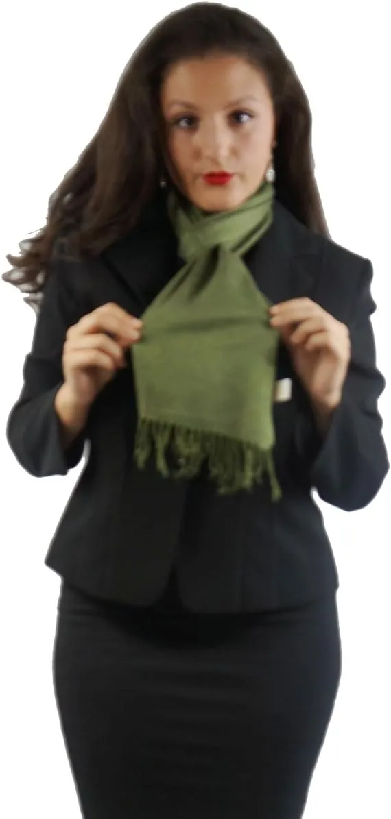 Scarf/Shawl- Pashmina Scarf from (Military Green)