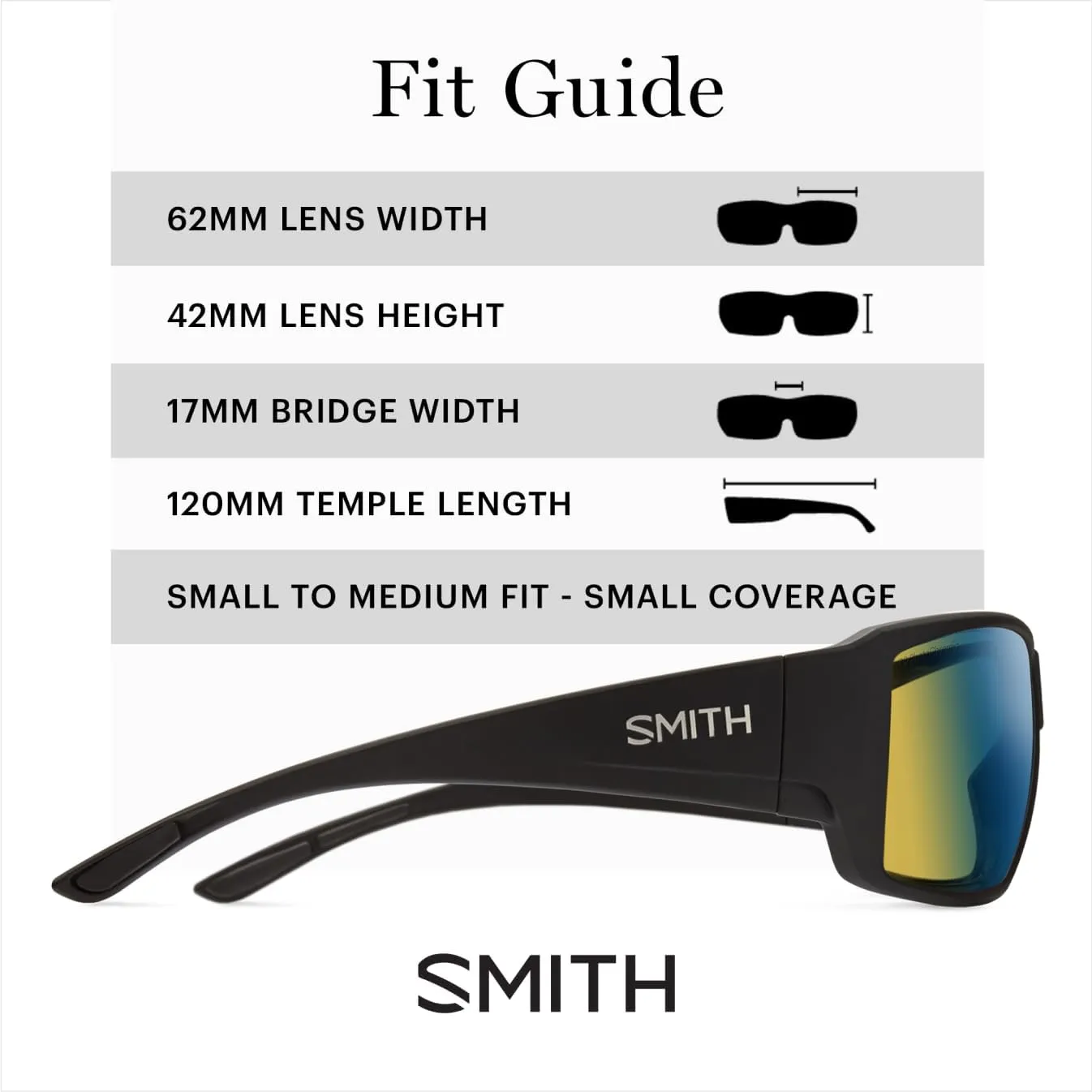 SMITH Guide’s Choice Sunglasses – Polarized Performance Sports Active Sunglasses – for Men & Women