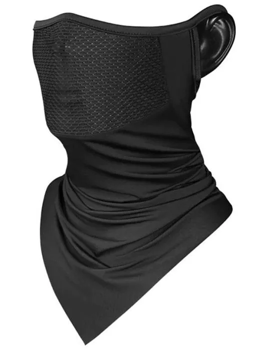 Sun Scarf - Face, Neck, Chest Protection ~ with Ear Loops!