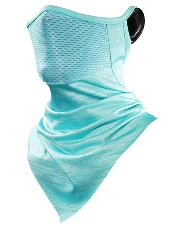 Sun Scarf - Face, Neck, Chest Protection ~ with Ear Loops!