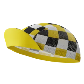 Unisex Checkered Plaid Quick Dry Cycling Cap