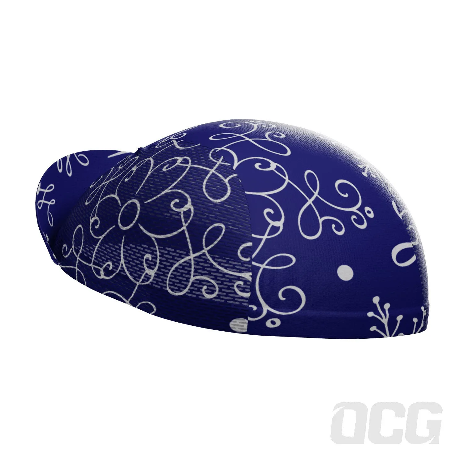 Unisex Festive Snowflake Quick Dry Cycling Cap