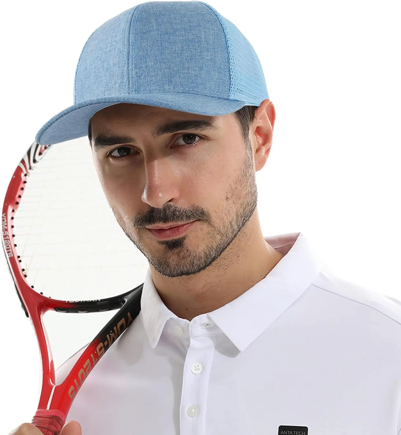 Unisex Trucker Hats Blank Mesh Snapback Hats Sport Plain Baseball Caps Adjustable Fitted Hat
